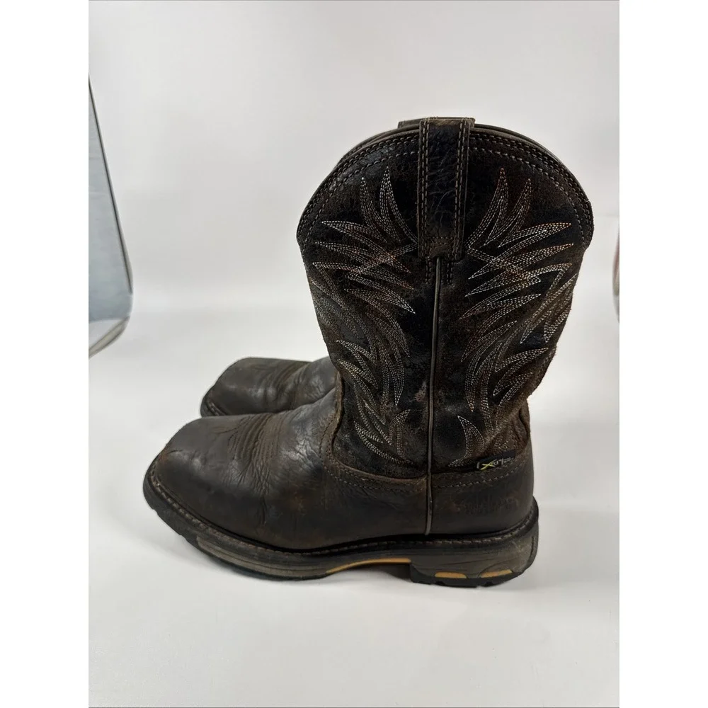 Ariat Workhog Met Guard Safety Boots Brown US M9.5 EE Brown Comp Toe